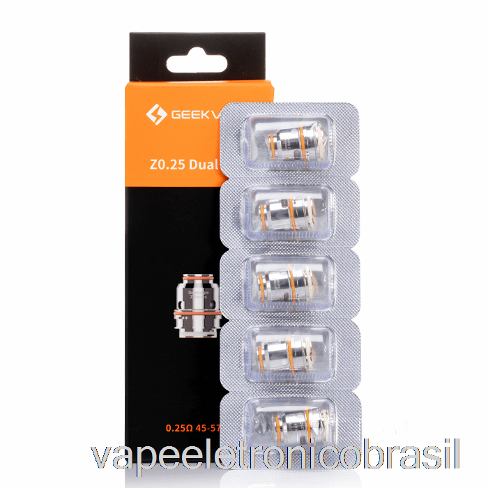 Vape Recarregável Geek Vape Zeus Mesh Substituição Bobinas 0.25ohm Z Dual Coils